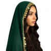 Cultural Bridal Tarha/Veil with Coins