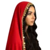 Cultural Bridal Tarha/Veil with Coins